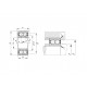 3805B2RSRTVH Economy Double Row Angular Contact Ball Bearing 25x37x10mm
