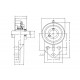 UCFB205-15 Imperial Three Bolt Cast Iron Bracket Flanged Bearing With a 15/16 inch Bore Insert