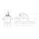 UKP211/HE2311 Imperial Cast Iron Two Bolt Pillow / Plummer Block Housing and Adapter Sleeve to Fit a 2 inch Shaft