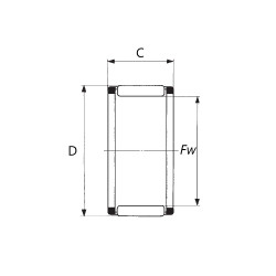K4x7x7TN Economy Needle Roller Bearing Cage Assembly 4x7x7mm
