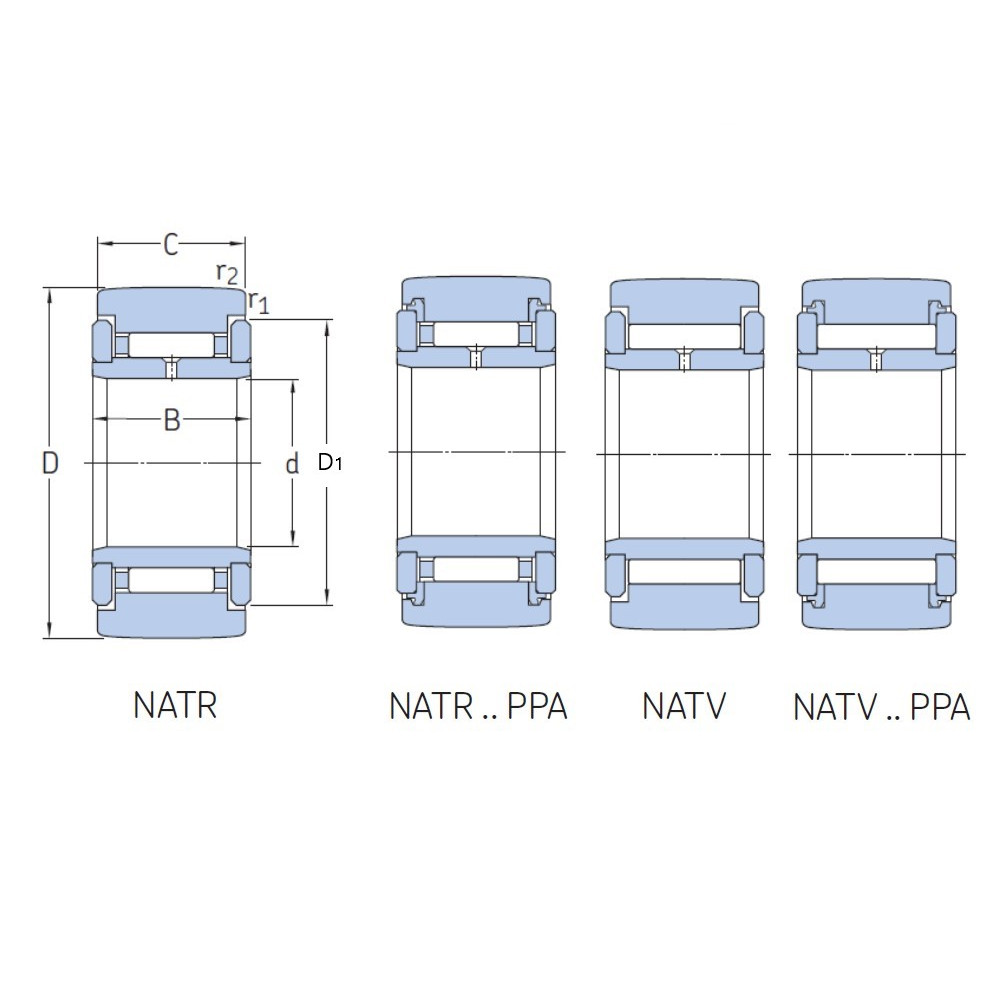 Roulement INA NATR30-PP-X – 30x62x28 Mm, Double Joint, Made In Germany