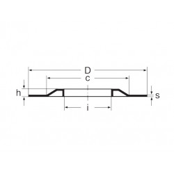 1200JV Nilos Ring For 1200 Series Bearings 14.4x30x1.8mm