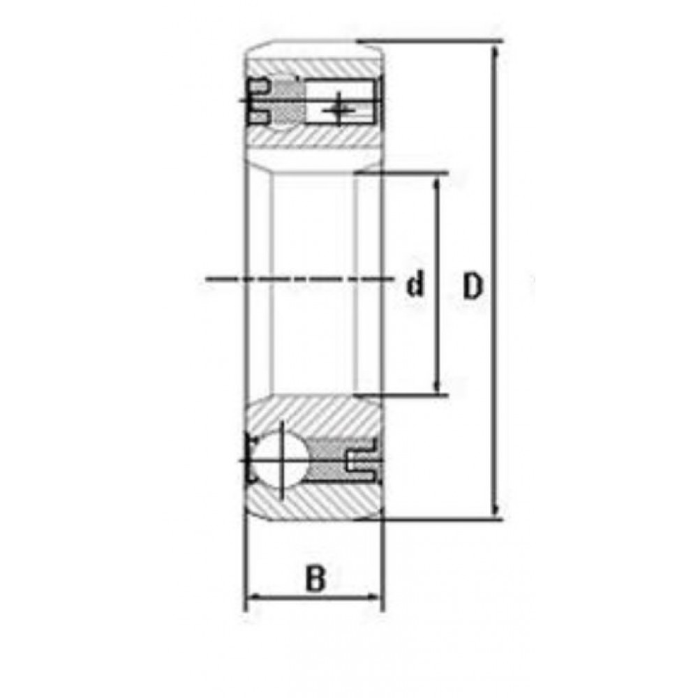 CSK40P One Way Sprag Clutch Bearing With Internal Keyway 40x80x22mm