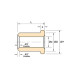AJ2026-20 Oilite® Flanged Imperial Bearing Bush 1-1/4x1-5/8x1-1/4 inch