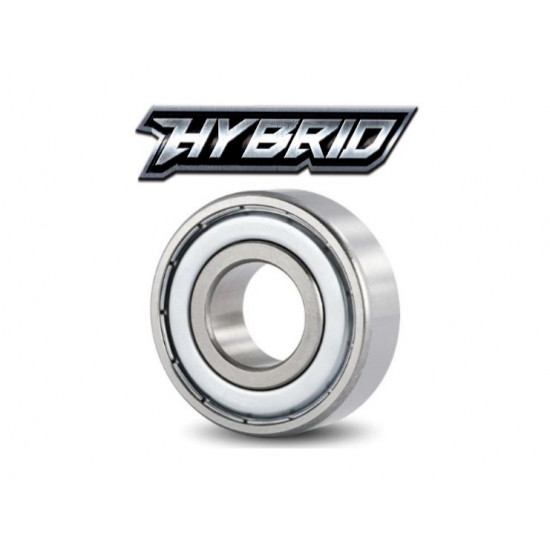 S62022ZCB Stainless Steel Metal Shielded Ceramic Hybrid Deep Groove Ball Bearing 15x32x11mm