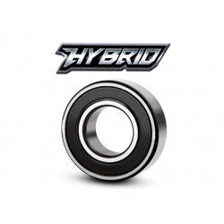 S62032RSCB Stainless Steel Rubber Sealed Ceramic Hybrid Deep Groove Ball Bearing 17x40x12mm