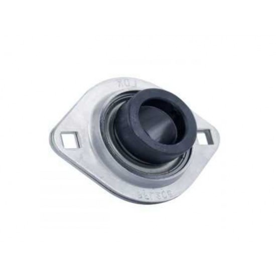 SAPFL206-18 Imperial Two Bolt Oval Pressed Steel Bearing Housing With a 1-1/8 inch Eccentric Collar Insert