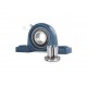 UKP211/HE2311 Imperial Cast Iron Two Bolt Pillow / Plummer Block Housing and Adapter Sleeve to Fit a 2 inch Shaft