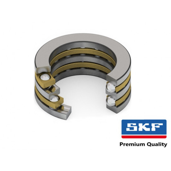 52236M SKF Double Thrust Ball Bearing with Flat Seats 150x250x98mm
