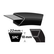 SPC3550 Branded SPC-Section V-Belt